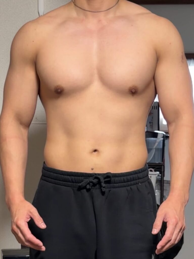 体脂肪率15％ 男性 見た目 6週間後 172cm78kg