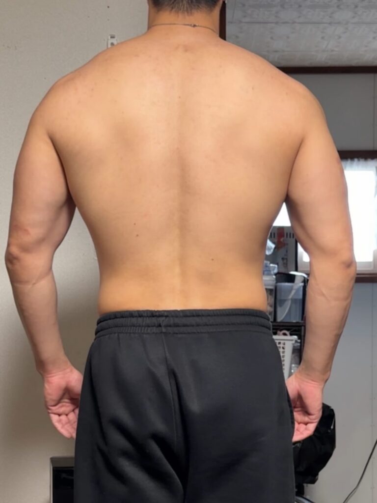体脂肪率15％ 男性 見た目 6週間後 172cm78kg