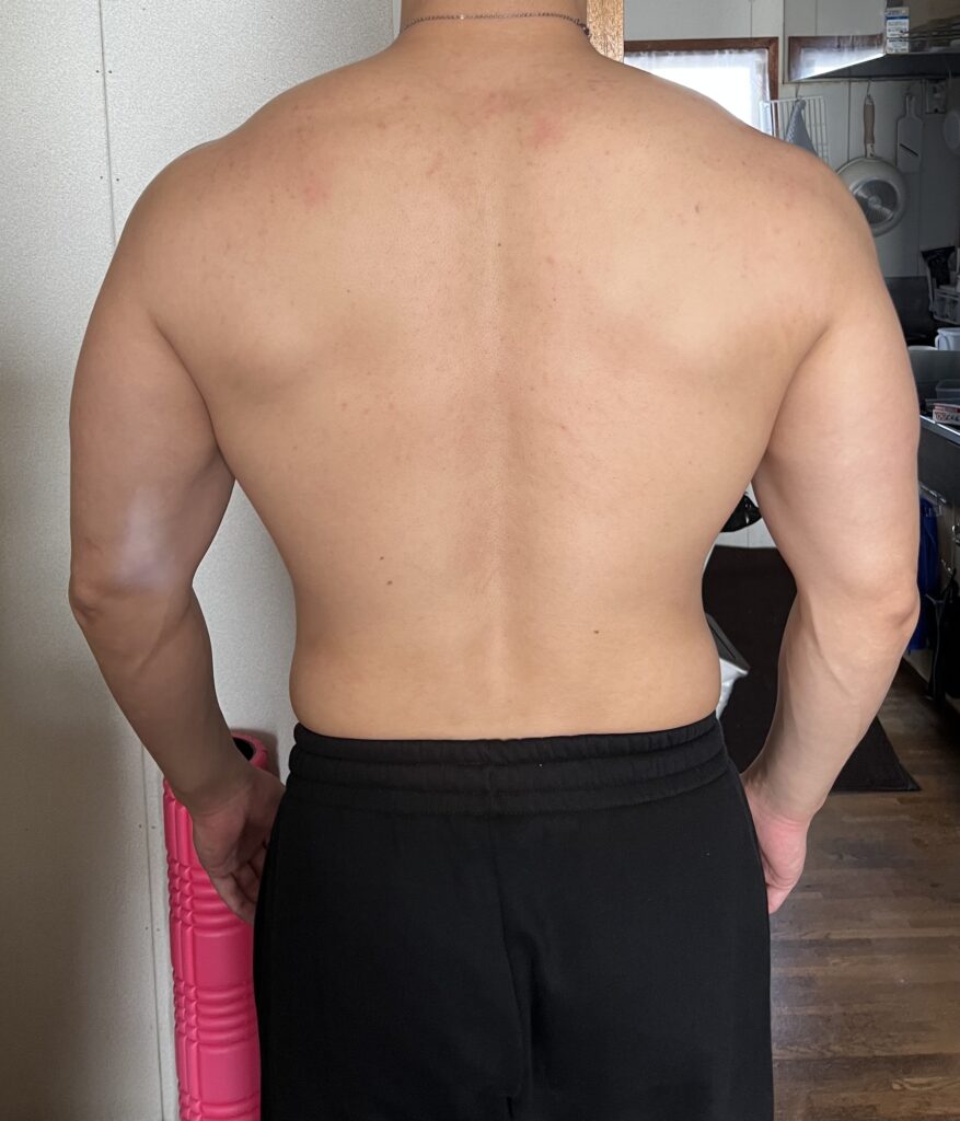 体脂肪率18.5％ 男性 見た目 減量開始時 172cm83kg